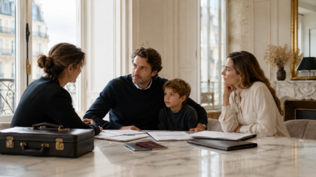 Avocat droit familial international