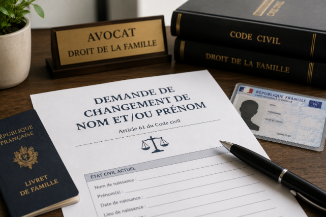 demande de changement de nom demande de changement de nom